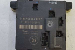 Mercedes-Benz E W211 Durų elektronikos valdymo blokas 2118201526