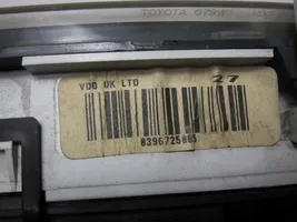 Toyota Avensis T220 Spidometras (prietaisų skydelis) 0396725005