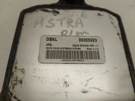 Opel Astra G Calculateur moteur ECU 09355929