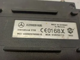 Mercedes-Benz CLK A208 C208 Puhelimen käyttöyksikkö/-moduuli A2208201935