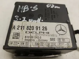 Mercedes-Benz S W220 Boîtier module alarme A2118209126