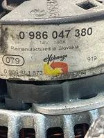 Volvo V70 Lichtmaschine 0986047380