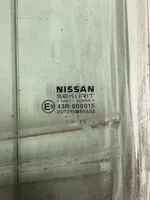 Nissan Almera Tino Rear door window glass 43R000015