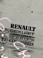 Renault Laguna II Vetro del finestrino della portiera posteriore DOT39AS2M34