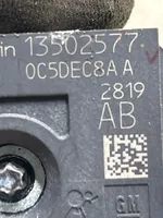 Opel Astra J Airbag deployment crash/impact sensor 13502577