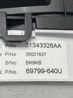 Volvo XC60 Compteur de vitesse tableau de bord 36001837