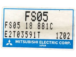 Mazda 626 Centralina/modulo del motore FS0518881C