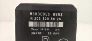 Mercedes-Benz C W203 Durų elektronikos valdymo blokas 2038206626