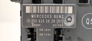 Mercedes-Benz C W203 Durų elektronikos valdymo blokas 2038205626