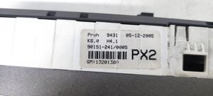 Opel Astra H Panel klimatyzacji 901512410005