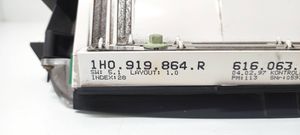 Volkswagen Golf III Compteur de vitesse tableau de bord 1H0919864R