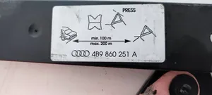 Audi A6 S6 C5 4B Avarinis ženklas 4B9860251A