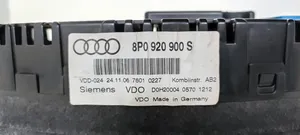 Audi A3 S3 8P Tachimetro (quadro strumenti) 8P0920900S