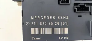 Mercedes-Benz E W211 Centralina/modulo portiere 2118207526