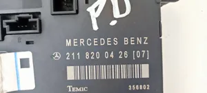 Mercedes-Benz E W211 Centralina/modulo portiere 2118200426