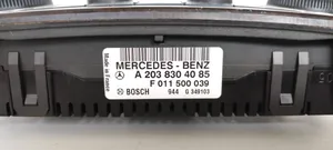 Mercedes-Benz C W203 Panel klimatyzacji A2038304085