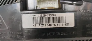 Mercedes-Benz E W211 Speedometer (instrument cluster) A2115405511
