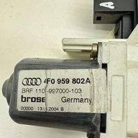 Audi A6 S6 C6 4F Silniczek podnoszenia szyby drzwi tylnych 4F0959802A