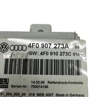 Audi A6 S6 C6 4F Tire pressure control unit 4F0907273A