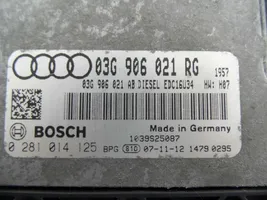 Audi A3 S3 8P Unité de commande, module ECU de moteur 03G906021RG