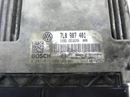 Volkswagen Touareg I Unité de commande, module ECU de moteur 7L0907401