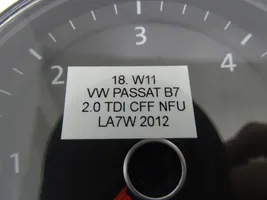 Volkswagen PASSAT B7 Spidometras (prietaisų skydelis) 3AA920970J