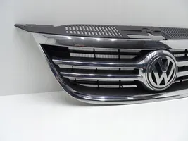 Volkswagen Tiguan Front bumper upper radiator grill 5N0853653A