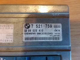 BMW 3 E46 Gearbox control unit/module 7521759