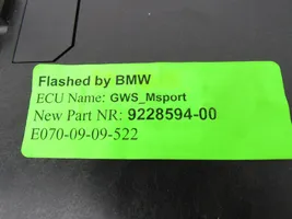 BMW X5 E70 Revêtement pommeau de levier de vitesses cuir 9228594