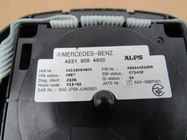 Mercedes-Benz S W221 Controllo multimediale autoradio A2219054600