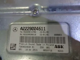 Mercedes-Benz S W222 Zestaw audio A2229004511