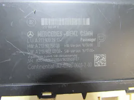 Mercedes-Benz E W213 Module de commande de siège A2139002813