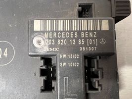 Mercedes-Benz C AMG W203 Unité de commande module de porte 2038201385