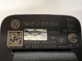 Volkswagen Sharan Pas bezpieczeństwa fotela tylnego 7N0857811