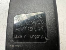 Volkswagen Golf VI Fibbia della cintura di sicurezza posteriore 5K0857739C