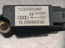 Audi A3 S3 8L Oro pagalvių smūgio daviklis 8L0959643B