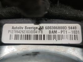 Saab 9-3 Ver2 Poduszka powietrzna Airbag kierownicy 600306800D