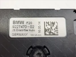 BMW 1 F20 F21 Mascherina unità principale autoradio/GPS 65209227470