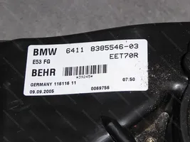 BMW X5 E53 Sisälämmityksen ilmastoinnin korin kokoonpano 64118385546