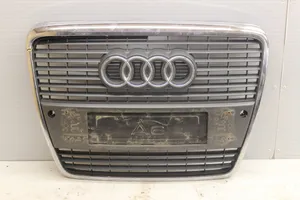 Audi A6 S6 C6 4F Grille calandre supérieure de pare-chocs avant 4F0853651