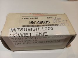 Mitsubishi L200 Lámpara/piloto de matrícula MN146839