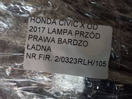 Honda Civic X Etu-/Ajovalo 100-18659