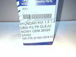 Hyundai i30 Coperchio del filtro dell’olio 263202A002