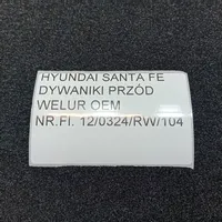 Hyundai Santa Fe Set di tappetini per auto DZ2W143ADE01
