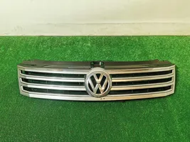 Volkswagen Phaeton Etupuskurin ylempi jäähdytinsäleikkö 3D0853653F