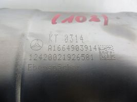 Mercedes-Benz ML W166 Filtr cząstek stałych Katalizator / FAP / DPF A1664903914
