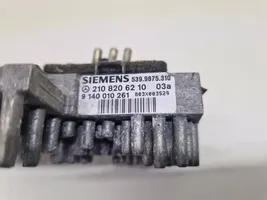 Mercedes-Benz E W210 Heater blower motor/fan resistor 2108206210