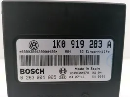 Volkswagen Touran I Parkavimo (PDC) daviklių valdymo blokas 1K0919283A