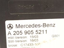 Mercedes-Benz C AMG W205 Sterownik / Moduł elektrycznej klapy tylnej / bagażnika A2059055211