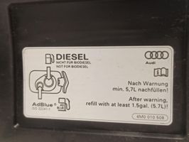 Audi A4 S4 B9 8W Polttoainesäiliön korkki 8W0809906A